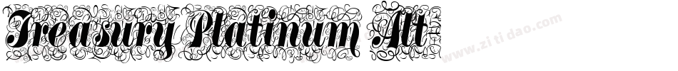Treasury Platinum Alt字体转换